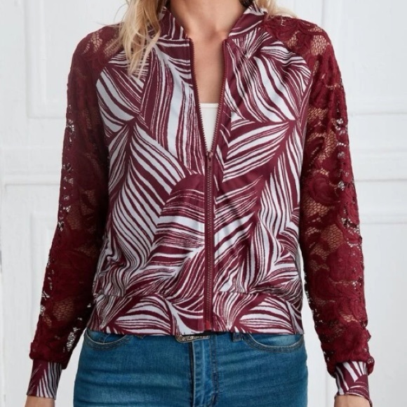 Jackets & Blazers - 🌼5 for $25🌼 Lace Bomber Jacket
